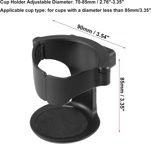 Miniatura 6 de X AUTOHAUX 2 uds. Soporte para taza de bebida de agua para automóvil, ajustable, universal, para coche, barco, caravana, caravana, caravana, caravana