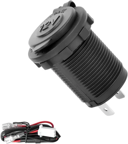 Miniatura 7 de Enchufe de encendedor de cigarrillos de automóvil de 12 V/24 V, enchufe de enchufe de enchufe de enchufe de enchufe de encendedor a prueba de polvo