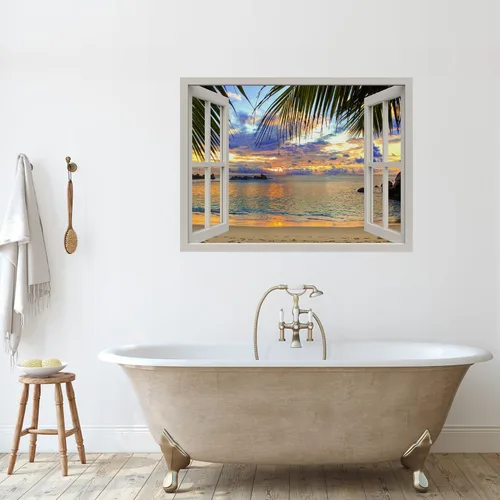Miniatura 8 de wall26 Adhesivo de pared extraíble/mural de pared Spring on the Plains Creative Window View Decoración de pared - 36 x 48 pulgadas Primavera