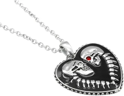 Miniatura 3 de Controse Bound For Eternity - Collar de corazón con dije (cadena de acero inoxidable 316L de 27 pulgadas)