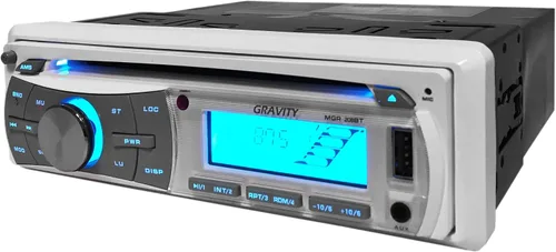 Miniatura 2 de Gravity MGR-208BT 300W Single DIN Marine Boat/Yatch Receptor/CD/SD/USB/Aux/AF/FM/MP3 - Funciona con Bluetooth