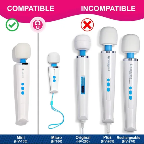 Miniatura 3 de Magic Wand Plus - Adaptador de corriente y cable para masajeador personal, adaptador de corriente polarizado de EE. UU. y cable de alimentación de 6