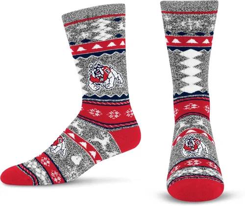 Miniatura 18 de For Bare Feet Ugly Holiday Sweater Crew Sock NCAA