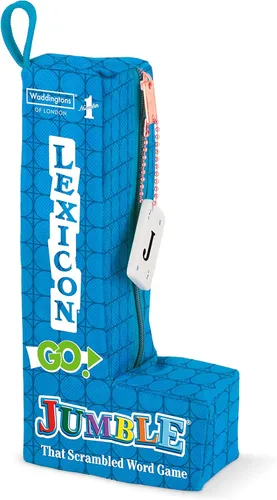 Juego de palabras número 1 Jumble Lexicon-Go! de Waddington; juego de palabras familiar rápido | A partir de 3 años Azul
