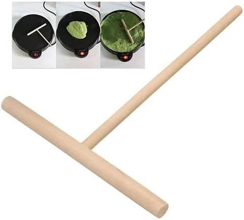 Miniatura 3 de wsloftyGYd Crepe Maker Pancake Masa Esparcidor de Madera Palo de Cocina Casa Kit de Herramientas DIY