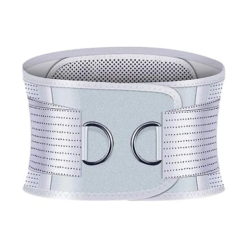 Cinturón de apoyo lumbar autocalentable para aliviar el dolor de espalda baja, ajustable, transpirable, soporte de malla para hombres y mujeres,