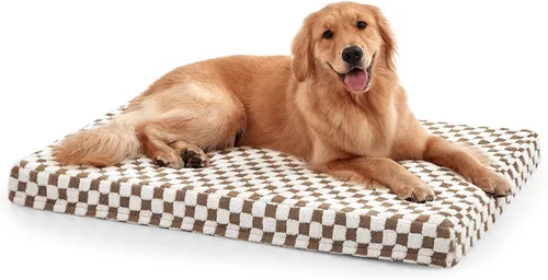Miniatura 8 de JOEJOY Cama para perro para perros grandes, cama ortopédica extra grande para perros con funda extraíble y lavable, cama de espuma con forma de caja