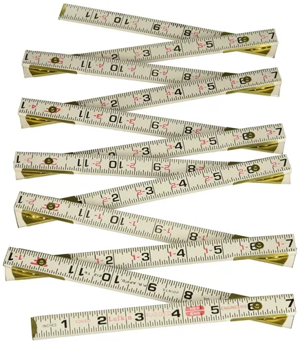 Miniatura 2 de Crescent Lufkin - Regla de madera, 5/8 x 6 pies, Redend Eng, negro - 1066DLN