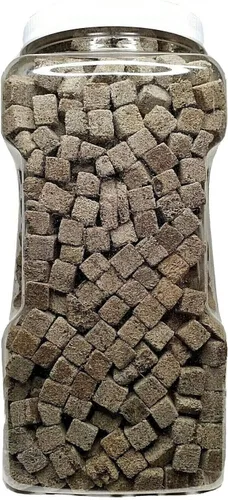 Miniatura 2 de Tubifex - Cubos flotantes de gusanos Tubifex liofilizados para todos los peces tropicales, peces marinos, discos, cíclidos, peces koi y estanque