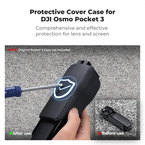 Miniatura 2 de K&F CONCEPT Funda protectora para lente de cardán compatible con DJI Osmo Pocket 3, DJI Pocket3, tapa de cámara, protector de lente interior suave
