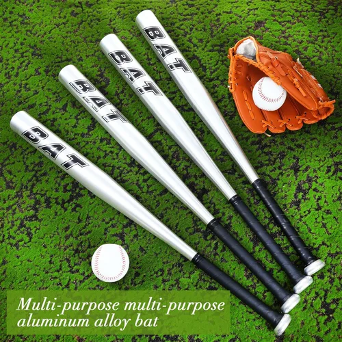 Miniatura 4 de Jenaai 4 unidades de bate de béisbol de 28 pulgadas de aluminio para actividades deportivas de entrenamiento de béisbol