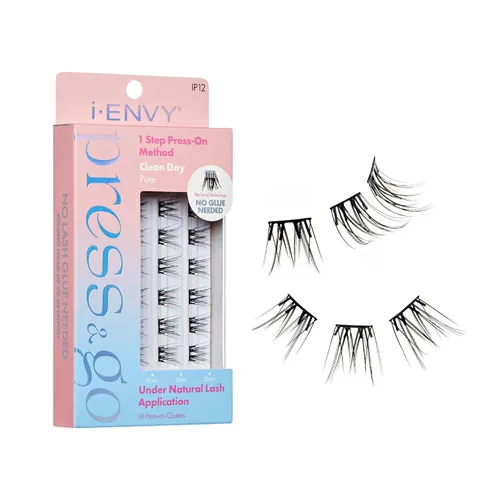 Miniatura 21 de i-ENVY - Pestañas autoadhesivas Press&Go, no necesitan pegamento, pestañas postizas de fácil aplicación, pestañas a presión de 1 paso, sin daños ni
