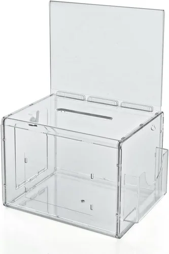 Miniatura 2 de Azar - Caja de lotería, transparente, extra grande Claro