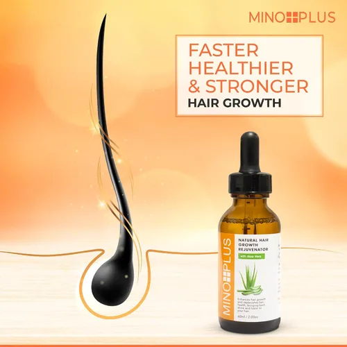 Miniatura 7 de Suero natural para el crecimiento del cabello, 2 fl oz, para un cabello más largo, más fuerte, más grueso y lleno, formulado para prevenir