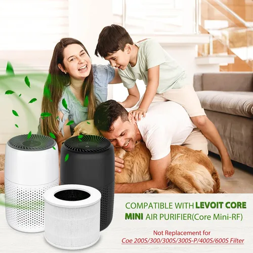 Miniatura 5 de Core Mini filtro de repuesto compatible con LEVOIT Core Mini purificador de aire, Core Mini-P. Filtro 3 en 1 H13 Core Mini-RF True HEPA para filtro
