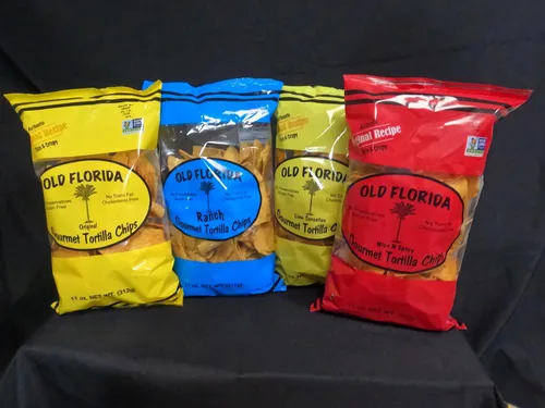 Miniatura 7 de Old Florida Gourmet Chips de tortilla – Paquete variado de cuatro (4) – Incluye tortillas originales, sensación de lima, agradables y picantes