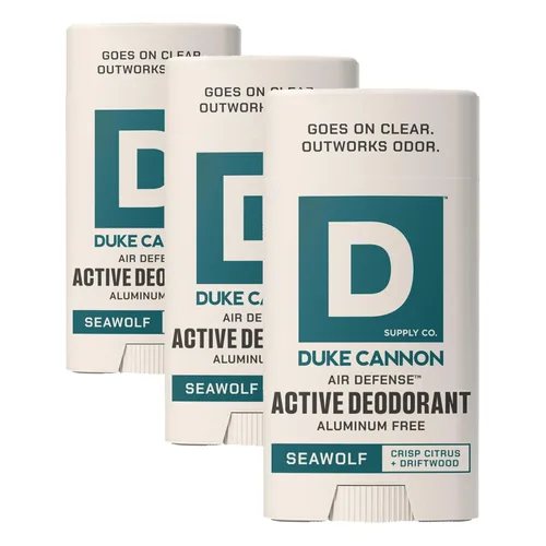Miniatura 11 de Duke Cannon - Desodorante sin aluminio para hombres, defensa del aire, agua dulce + cítricos, 3 onzas, fórmula de larga duración, deslizamiento