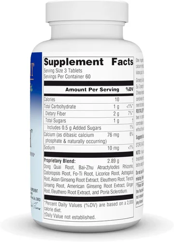 Miniatura 2 de Planetary Herbals Revitalizador de Ginseng, 964 mg, Tabletas, 180 Tabletas