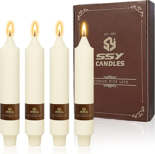 Miniatura 89 de Candelabros cortos de 5 pulgadas con velas cónicas verde oscuro, 4 piezas para cena, hogar, boda, fiesta, decoración