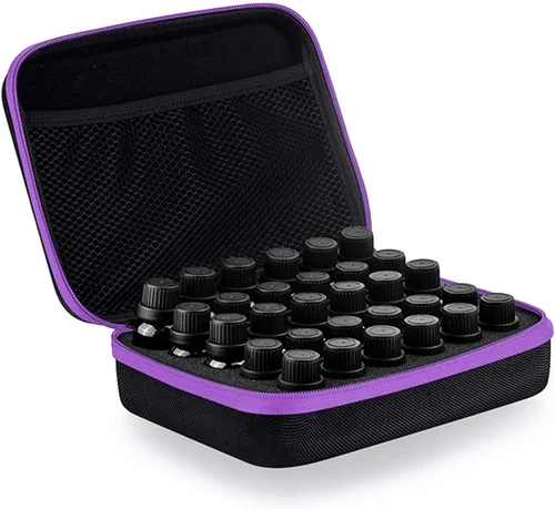 Miniatura 7 de DHXYZZB Almacenamiento de aceites esenciales, funda de transporte de aceites esenciales, Negro, Moderno