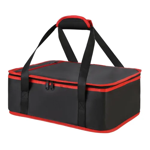 Miniatura 11 de Bodaon Bolsa aislante para cazuela, se adapta a platos de horno de 9 x 13 y 11 x 15 pulgadas con tapa, portadores de cazuela para alimentos Negro