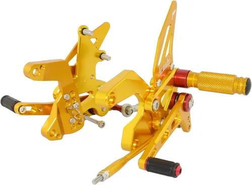 Miniatura 6 de ARASHI - Reposapiés ajustables para conductor de motocicleta, reposapiés, pedales, soporte de palanca de cambios para KAWASAKI Z 900 Z900 ZR900 2017