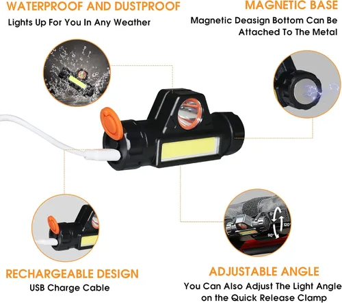 Miniatura 3 de sukemichi Asas de agarre de barra de agarre con luz para Jeep Wrangler Accesorios TJ JK JL YJ Unlimited Rubicon Sahara 2 puertas 4 puertas Jeep