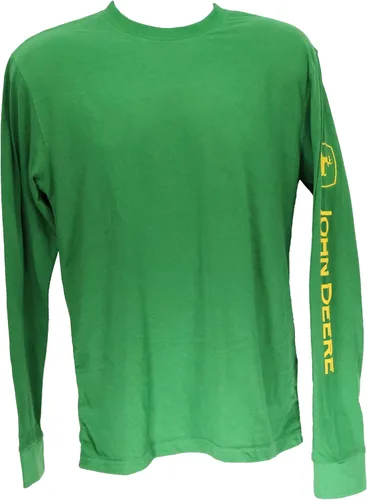Miniatura 2 de John Deere Camiseta de manga larga sólida con logotipo en la manga Negro