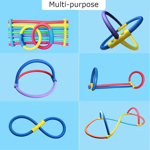Miniatura 4 de Tubo de espuma flotante para piscina, fideos de espuma súper gruesos para piscina, palo de espuma de piscina de colores brillantes, accesorios