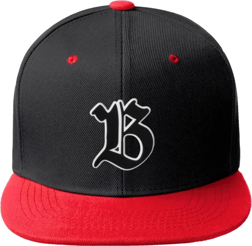 Miniatura 844 de Daxton Gorra clásica con visera de billete plano con letras del alfabeto inglés antiguo de la A a la Z