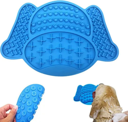 Miniatura 10 de VALUEPET Tapete para lamer perros – Alfombrilla de silicona para lamer para aliviar la ansiedad – Almohadilla para lamer alimentador lento