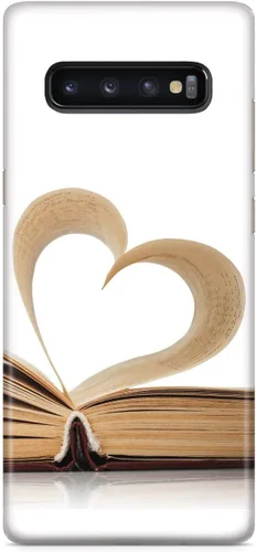 Miniatura 17 de Inspired Cases - Compatible con iPhone XR - Funda protectora con textura 3D para Apple iPhone XR - Página de corazón - Amante de los libros