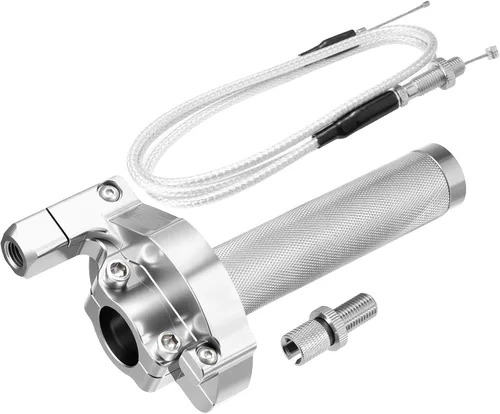 Miniatura 15 de Throttle Grip Throttle Cable Motorcycle 22mm Universal CNC Aluminum Accelerator Throttle Twist Grips Handlebars for KLX CR CRF EXC XR TTR CB SSR ATV