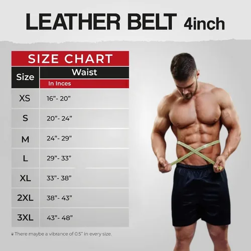 Miniatura 5 de Cinturón de cuero para levantamiento de pesas para hombres y mujeres, 4 y 6 pulgadas de ancho, cinturón de gimnasio resistente para levantamiento