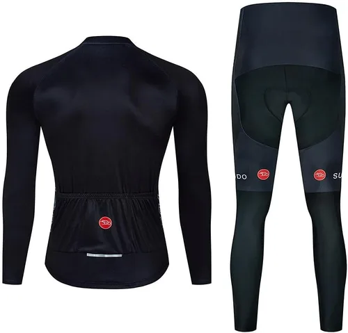 Miniatura 2 de Conjunto de camiseta de ciclismo para hombre, manga larga, ropa de ciclismo, camisetas de bicicleta de carretera, camiseta de bicicleta
