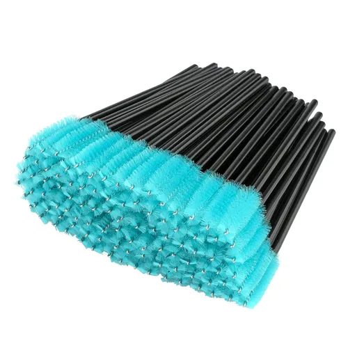 Miniatura 13 de G2PLUS 300 unidades de brochas desechables para rímel, kit de maquillaje con cepillo de pestañas de cristal, varillas ajustables para extensiones