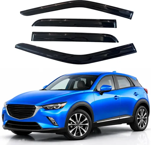 Miniatura 386 de Visor para ventana IG para Hyundai Venue 2020-2023, protector contra la lluvia, adhesivo extra duradero, deflector de viento para lado