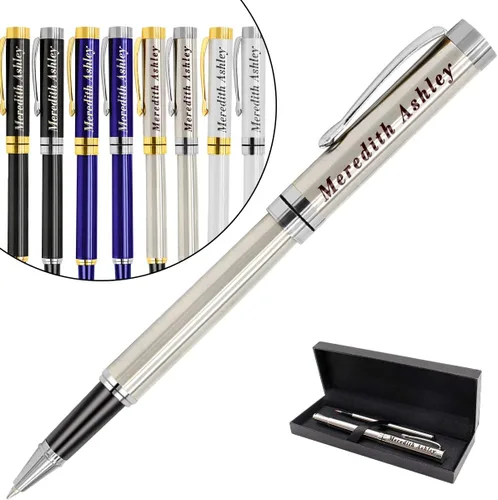 Miniatura 16 de Aolun Bolígrafos personalizados, bolígrafo grabado personalizado, perfecto para cumpleaños, negocios, fiestas con nombre, eslogan o logotipo, tinta