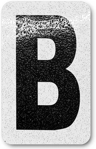 Miniatura 33 de Despegar y pegar individuales, números y letras de aluminio reflectantes, se adhiere al hormigón, madera, metal, azulejos, ladrillo, vidrio