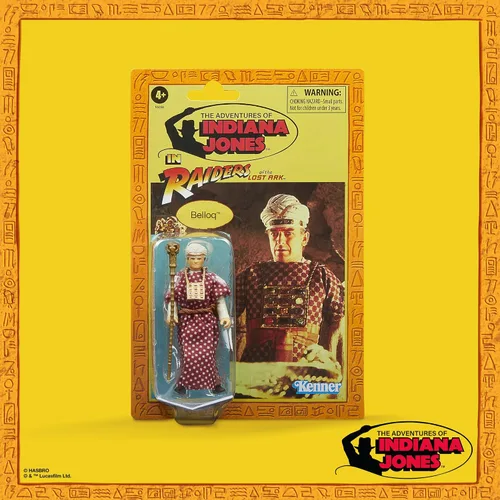 Miniatura 2 de Indiana Jones and The Raiders of The Lost Ark Retro Collection Belloq (Ceremonial) juguete, figuras de acción de 3.75 pulgadas para niños a partir