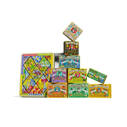 Miniatura 14 de Fishwife Spicy Hot Trio (FBJ Salmon, Mackerel, Sardinas con pimiento picante), paquete de 3 Sin gluten, alto en proteínas, omega-3 capturado