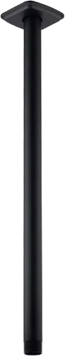 Miniatura 12 de Brazo de ducha con brida de acero inoxidable de 4 pulgadas, extensión recta montada en el techo para cabezal de ducha de lluvia superior, níquel