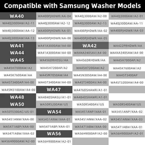 Miniatura 6 de Barra de suspensión DC68-03172B-03 DC97-16350D para lavadora de carga superior Samsung Reemplaza WA50R5400AV/US WA50R5200AW/US WA45N3050AW/A4