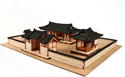Kit de modelo de madera de escritorio estilo coreano juego de casa / YG652 por Young Modeler