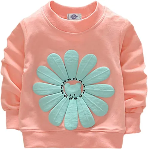 Miniatura 2 de Conjunto de ropa de girasol para niñas pequeñas, camiseta de manga larga y pantalones, 2 piezas, ropa de otoño