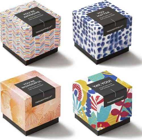 Compendium ThoughtFulls - Tarjetas desplegables, paquete de 4 unidades de You're Awesome, You Matter, You're Wonderful, Yay You, 120 tarjetas