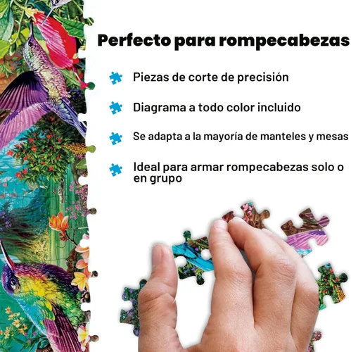 Miniatura 4 de Buffalo Games - Hummingbird Garden - Steve Read - Rompecabezas de 500 piezas para adultos - Rompecabezas de naturaleza vibrante perfecto para noches