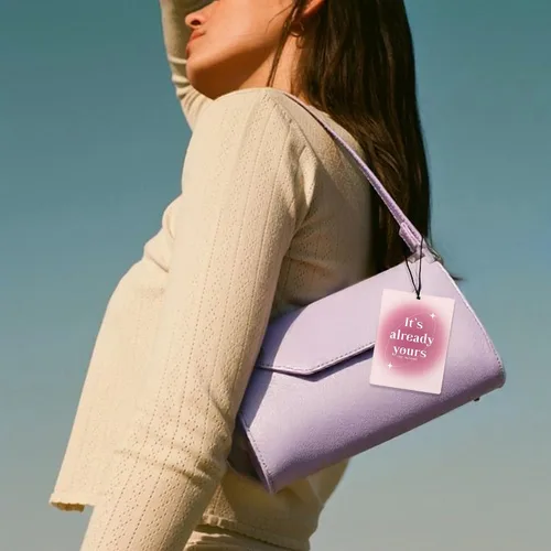 Miniatura 6 de Ambientador de Coche Lindo Aura Rosa, Ambientador de Coche Inspirador de Afirmaciones Diarias Funky Y2K Colgante de 3 Piezas para Autos, Cajones