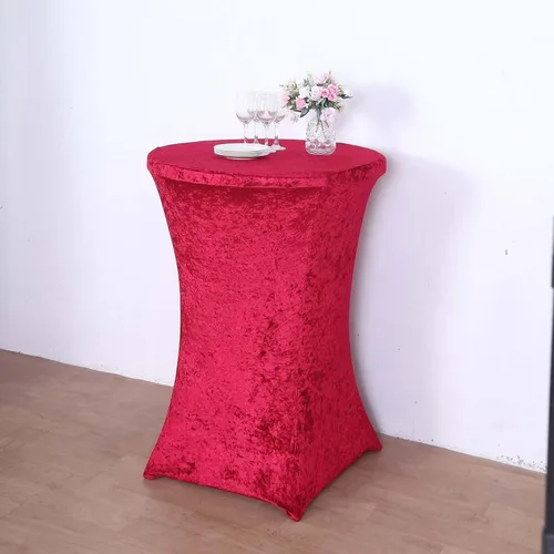 Miniatura 11 de Efavormart - Funda para mesa de cóctel, color beige