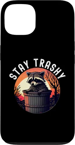 Miniatura 7 de iPhone 16 Stay Trashy Funny Raccoon Case